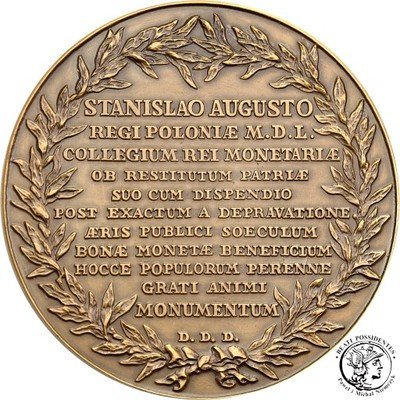 Polska medal 200 lat Mennicy 1966 brąz MW st.1