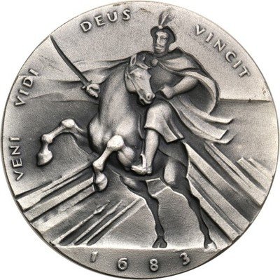 Polska medal 1983 Odsiecz Wiedeńska SREBRO st.1