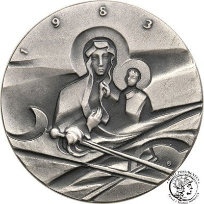 Polska medal 1983 Odsiecz Wiedeńska SREBRO st.1