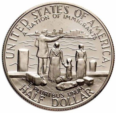 USA 1/2 dolara (50 centów) 1986 Imigranci st.L