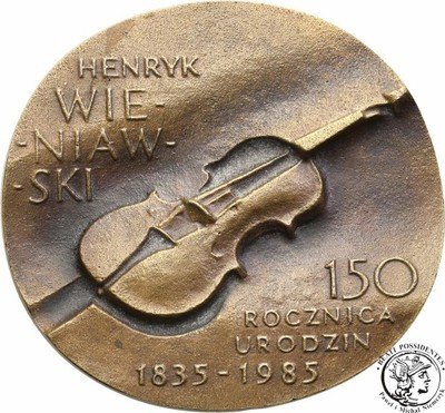Polska medal Henryk Wieniawski 1985