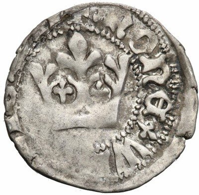 Władysław Jagiełło 1386-1434 półgrosz Kraków st.3