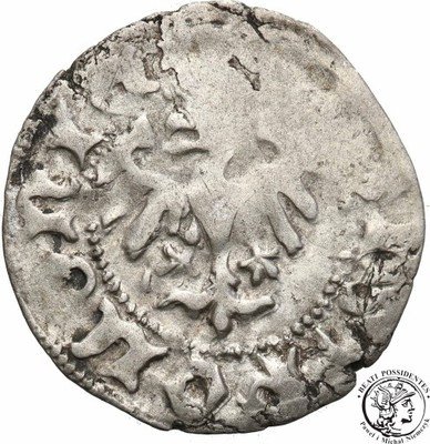 Władysław Jagiełło 1386-1434 półgrosz Kraków st.3