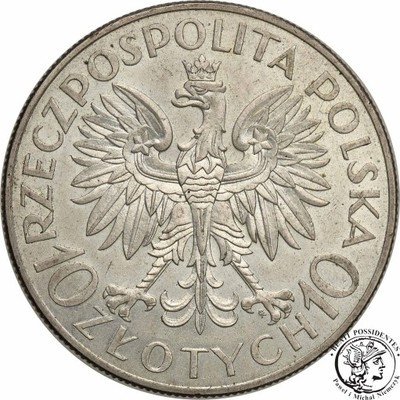 10 złotych 1933 Sobieski st.1- PIĘKNY