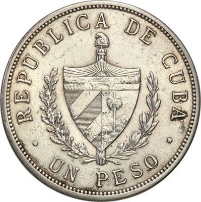 Kuba 1 Peso 1915 st.3+