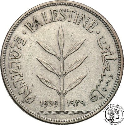 Palestyna 100 mils 1939 st.3
