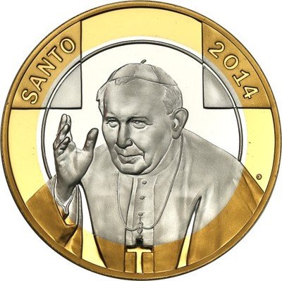 Polska medal Jan Paweł II - Kanonizacja st.L