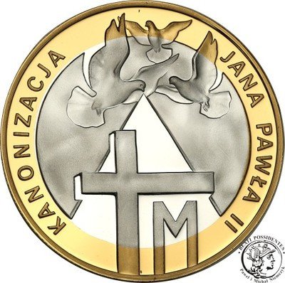Polska medal Jan Paweł II - Kanonizacja st.L
