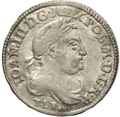 Jan Sobieski szóstak 1679 Bydgoszcz st.2+ ŁADNY
