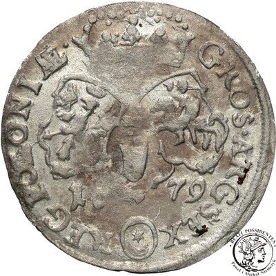Jan Sobieski szóstak 1679 Bydgoszcz st.2+ ŁADNY