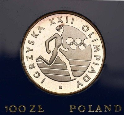 100 złotych 1980 Igrzyska XXII Olimpiady st.L