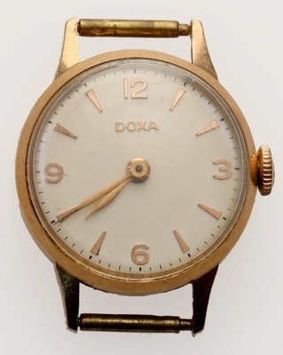 Szwajcaria złoty zegarek damski DOXA