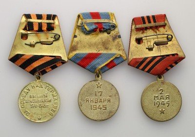 Rosja (ZSRR) odznaczenia II Wojna (3 szt) Grunwald