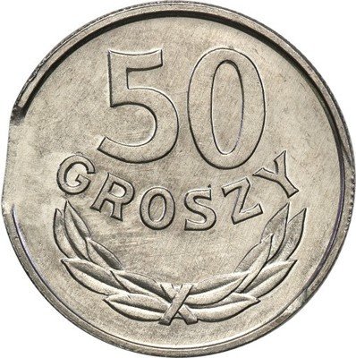 PRL 50 groszy 1986 destrukt st.1