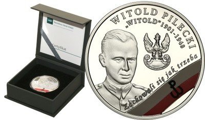 10 złotych 2017 Witold Pilecki st.L