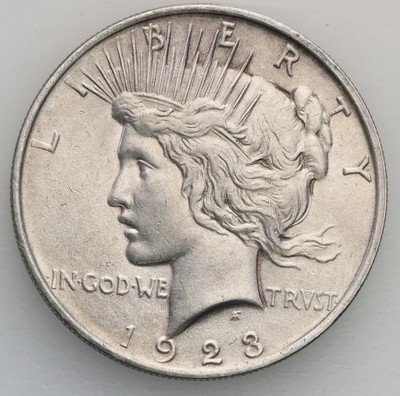 USA 1 dolar 1923 Philadelphia Peace st. 2-