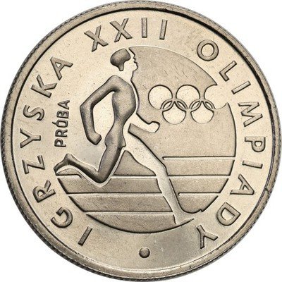 PRÓBA NIKIEL 20 złotych 1980 Oly Moskwa st.1