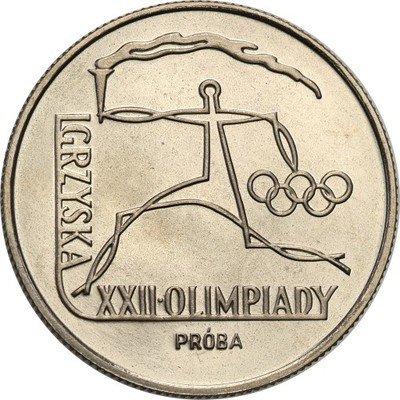 PRÓBA NIKIEL 20 złotych 1980 Oly Moskwa st.1