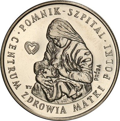 PRÓBA Nikiel 100 złotych 1985 Matka Polka st.L