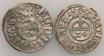 Niemcy ks. niemieckie grosze 1613 + 1617 st.3+