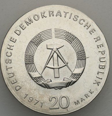 Niemcy DDR 20 Marek 1971 Róża Luxemburg st.2