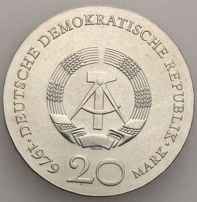 Niemcy DDR 20 Marek 1979 Lessing st.1