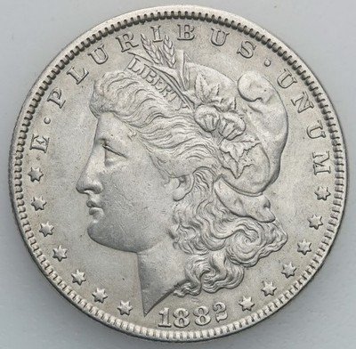 USA 1 dolar 1882 Philadelphia Morgan st. 2-