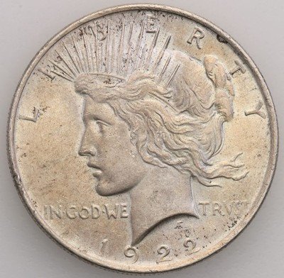 USA dolar 1922 Morgan st.2-