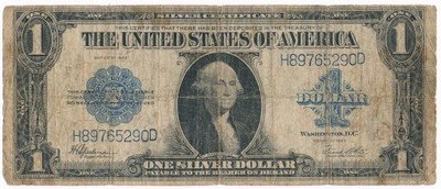 Banknot USA 1 dolar 1923 SILVER st.5