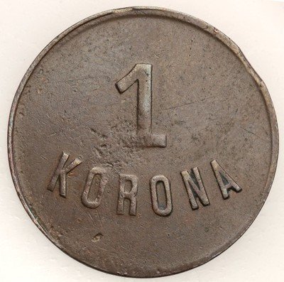 Polska Lwów żeton 1 korona st.3