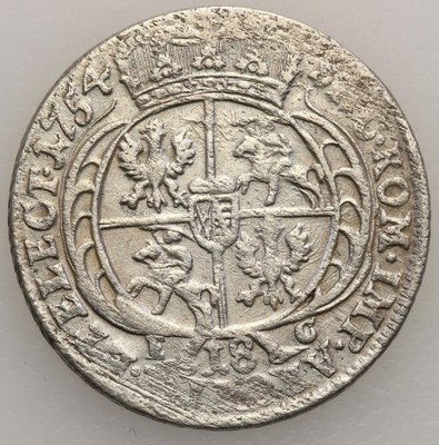 Polska August III Sas ort 1754 (efraim) st.2-