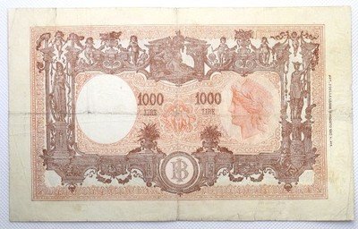 Banknot Włochy 1000 lirów 1943 st.4