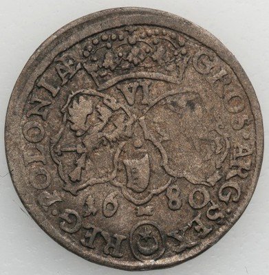 Jan III Sobieski szóstak 1680 Bydgoszcz st.3-