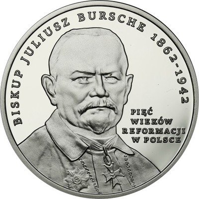 20 złotych 2017 Biskup Juliusz Bursche st.L