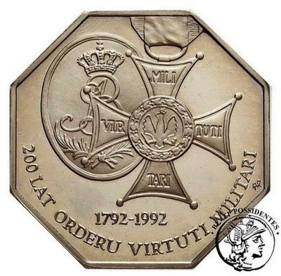 50 000 złotych 1992 Virtuti Militari Order st.L-