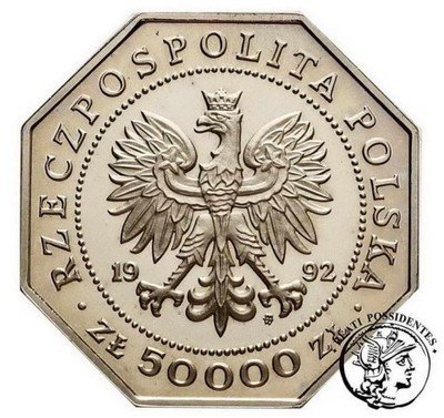 50 000 złotych 1992 Virtuti Militari Order st.L-