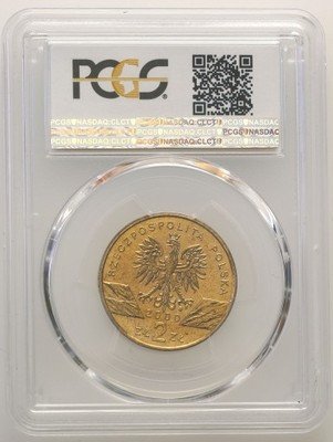 2 złote 2000 dudek PCGS MS67