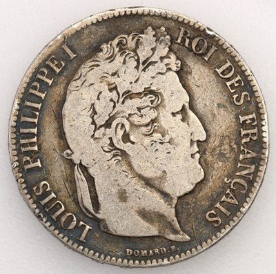 Francja 5 franków 1838 W Lille st.3