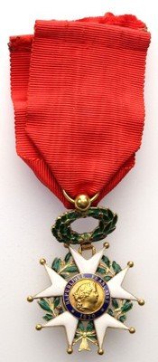 Francja Legia Honorowa krzyż oficerski ZŁOTO 18 ct