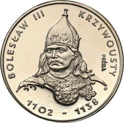 PRÓBA Nikiel 50 złotych 1982 Krzywousty st.L