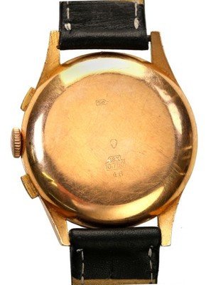 Zegarek męski CHRONOGRAPHE Olympic złoto 18 ct