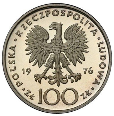 100 złotych 1976 Tadeusz Kościuszko st.L-