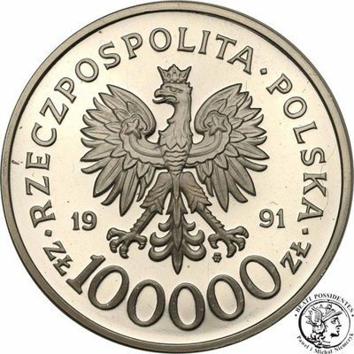 100 000 złotych 1991 Tobruk st.L