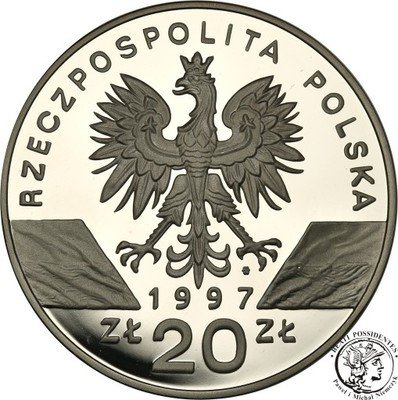 20 złotych 1997 Jelonek Rogacz st.L