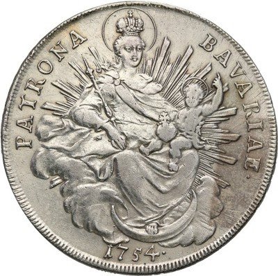 Niemcy Bawaria Madonnentaler 1754 st.3+