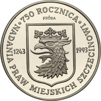 PRÓBA Nikiel 200 000 zł 1993 Szczecin st.L