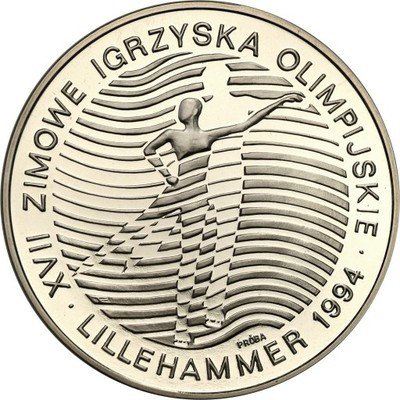 PRÓBA Nikiel 300 000 zł 1993 Lillehammer st.L