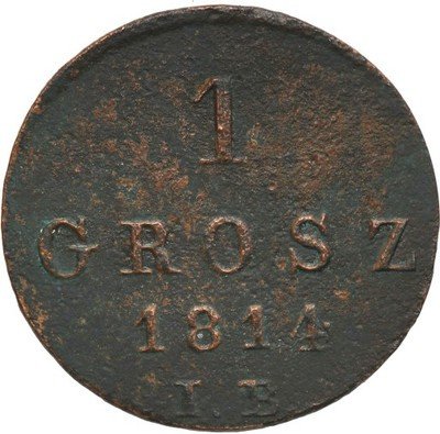 Księstwo Warszawskie 1 grosz 1814 st. 3