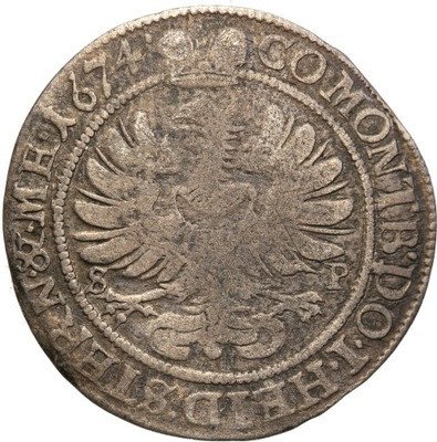 Śląsk 6 krajcarów 1674 Oleśnica st. 3