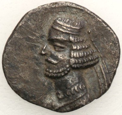 Grecja Parthia Orodes II 57-53 pne AR-drachma st 3